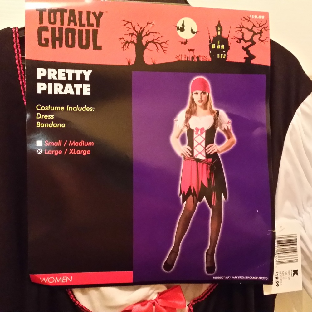Totally Ghoul Pretty Pirate Woman's Halloween Cost
